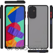 MTK Moveteck Samsung Galaxy A55 Kılıf Kamera Lens Korumalı Arkası Mat Buzlu Sert Silikon Tuşları Renkli Military Ince Kapak Parmaz Izi Yapmaz