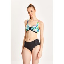Too Salty Swimwear Kadın Desenli Toparlayıcı Yüksek Bel Bikini Takımı 24S125ST