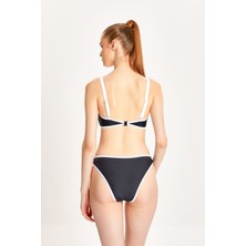 Too Salty Swimwear Kadın Desenli Toparlayıcı Yüksek Bel Bikini Takımı 24S125ST