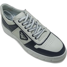 Marcomen Beyaz Deri Erkek Sneaker Ayakkabı