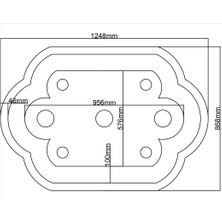 Motifpiyer Tavan Spot Göbek TSG-K-11-125 cm-86 cm-DIS-CITALI