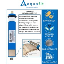 Aquafit Tüm Su Arıtma Cihazlarına Uyumlu 75 Gpd Vontron Membran Ana Filtre