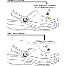 Birikiyedi Crocs Jibbitz Terlik Süs Sevimli Figürler  15'li Set
