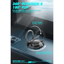 Xiaobang Cep Telefonu Zil Tutucu, 360° Döndürme ve 180° Çevirme Manyetik Araç Montajına Uyumlu Metal Telefon Tutma Yerine Sahip Evrensel Telefon Zil Sehpası (Siyah) (Yurt Dışından)