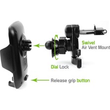Xiaobang Araba Hava Firar Telefon Tutucu, Araba Havalandırma Için Telefon Montajı, Cep Telefonu Tutucu Araçta Eller Serbest Araç Montajı Akıllı Telefon, Iphone, Cep Telefonu Için Uygun Otom (Yurt Dışından)