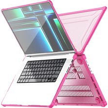 Forestl Digital MacBook Pro 16 Inç (2021)/(2023) (A2485 M1 Pro / M1 MAX/A2780) Kaymaz Laptop Kılıfı Isı Dağılımı Pc + Tpu Kickstand Kapak (Yurt Dışından)