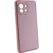 Nettech Xiaomi Mi 11 Uyumlu Coco Leather Seri Arka Koruma Kılıf