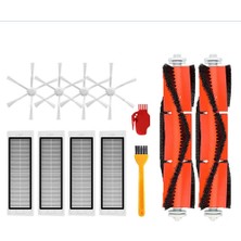 Zeeful Mi Robot Vakum Paspas 2 STYTJ03ZHM Filtre H Robotlu Süpürge Aksesuarları Ana Yan Fırça Yedek Parça (Yurt Dışından)