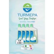 Turmepa Genel Yüzey Temizleyici 1000 Ml, 4 Al 3 Öde Pamuk Hediyeli