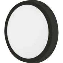 Cata CT-5238 30 Watt Yuvarlak Sıva Üstü LED Panel Metal Siyah Kasa  Beyaz Işık