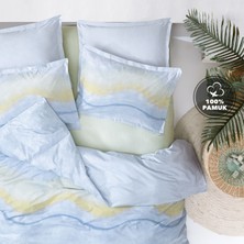 Yataş Lea Çift Kişilik Ranforce Nevresim Takımı - Mavi