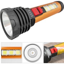Gold Orıon ZB-G12 El Feneri Şarjlı + Cob LED 5 Watt