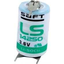 Saft Pil Kısa Puntalı 14250 Lityum 3.6V Lı-Socı2 (2818)