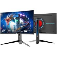 Dragos VISION V27240 27 İnç 1Ms 240Hz DP Hdmi FHD Curved Pivot Hoparlörlü Pro Gaming Monitor