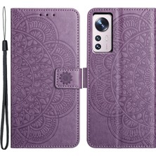 LR Joyful Xiaomi 12 Pro 5g / 12S Pro 5g Pu Deri Telefon Kapağı Çevirme Standı (Yurt Dışından)