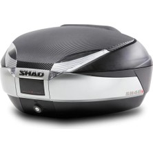 Shad SH48 Tıtanıum+Carbon Canta+Sırt Dayama+Alt tabla (48 Litre) D0B48406R