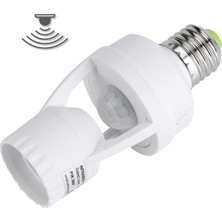 Powermaster E27 Hareket Sensörlü Lamba Tutucu 110-240V 60W