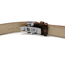 Fado Hertür Saate Uygun  Kelebek  Toka   22 mm  Kahverengi   Kordon ....