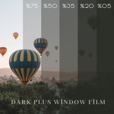 Dark Plus %35 Açık Ton Cam Filmi ( 100 cm x 7