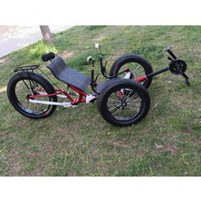 Hasyılmaz Fat Bike Yatar 3 Tekerli Katlanır Vitesli Bisiklet 20-26 Jant