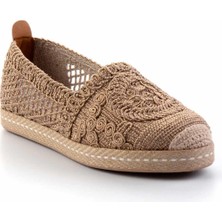Bambi Taba Örgü  Kadın Espadril K01117011316
