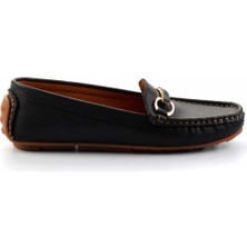 Bambi Siyah  Kadın Loafer Ayakkabı K01309100509