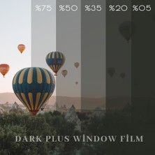 Dark Plus %35 Açık Ton Cam Filmi (75 cm x 7