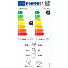 LG F4Y5VRPYJ 9 kg / 6 kg 1400 Devir Kurutmalı Çamaşır Makinesi