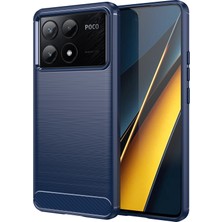 LR Joyful Xiaomi Poco X6 Pro 5g Karbon Fiber Doku Telefon Tpu Kapak (Yurt Dışından)