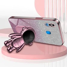 Cool-M Samsung Galaxy A20 / A30 Glitter Pc + Tpu Kickstand Arka Kapak (Yurt Dışından)