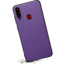 Cool-M Samsung Galaxy A20S Ince Deri Sert Pc Arka Tpu Çerçeve Hibrit Telefon Kapağı (Yurt Dışından)