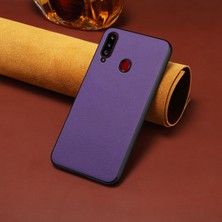 Cool-M Samsung Galaxy A20S Ince Deri Sert Pc Arka Tpu Çerçeve Hibrit Telefon Kapağı (Yurt Dışından)