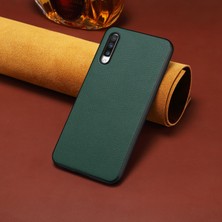 Cool-M Samsung Galaxy A70 Buzağı Dokulu Pu Deri Düşme Korumalı Telefon Kılıfı (Yurt Dışından)