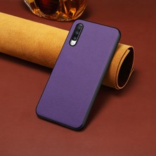 Cool-M Samsung Galaxy A70 Buzağı Dokulu Pu Deri Düşme Korumalı Telefon Kılıfı (Yurt Dışından)