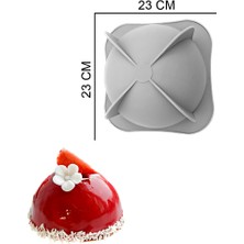 Butedo Çoklu Silikon Tart Kek Pasta Tatlı Kalıbı - SF172