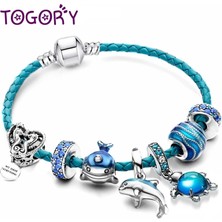 Mingjin Shop 1 16CM Tarzı TD016 Togory Kelebek ve Çiçek Charm Bilezikler Yılan Zinciri ile Cam Boncuk Bilezik ve Bilezikler Kadınlar Için Sevgilisi Hediye Özel Teklif (Yurt Dışından)