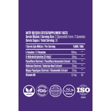 Vita Ceel Döngüsüne Yardımcı Vegan Sleep Gummy Vitamin Passiflora, Vitamin B6, 5- http, L-theanie