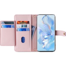 Xshine Honor X50I+ 5g Şok Geçirmez Pu Deri Crossbody Flip Stand Telefon Koruyucu (Yurt Dışından)