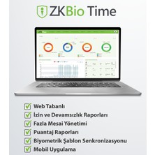 Zkteco Zkbiotime Workstation ve 2x Speedface V3L Lite / Pdks İş İstasyonu / Yazılım Dahil