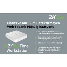 Zkteco Zkbiotime Workstation ve 2x Speedface V3L Lite / Pdks İş İstasyonu / Yazılım Dahil