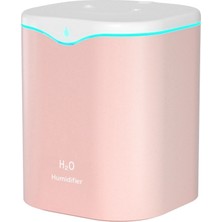 Healeele Sagrado 2000 ml Büyük Kapasiteli Nemlendirici USB Ultrasonik Çift Sprey Kafası Aroma Yağı Difüzör Hava Humidificador Mist Maker Pembe (Yurt Dışından)