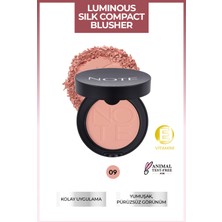 Note Luminous Silk Compact Allık 09 Dusty Pink