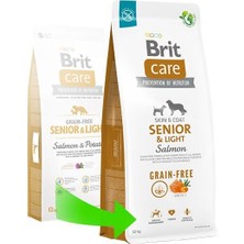 Brit Care Light Tahılsız Somonlu Patatesli Yaşlı Köpek Maması 12 kg