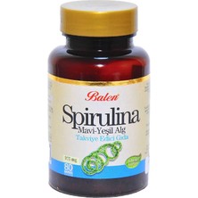 ECheffs LISINYA214 Spirulina Mavi-Yeşil Alg 80 Kapsül