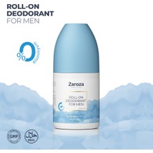 Zaroza Roll On Beyazlatma Etkili 24 Saat Koruyucu Aluminyum Içermeyen Erkek 75 ml