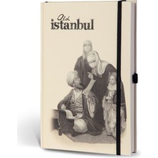 Le Color Eski Istanbul Cep Journal Çizgili Lastikli Arzuhal