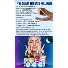 Loxxun C Vitamin Serum +  Serum + Hyaluronik Asit Serum + Leke Serum