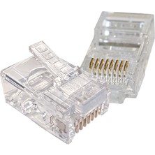 Ttaf RJ45 Cat5 Cat6 8P8C Konnektör 100 Adet