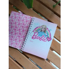 EyER Shoping 2 Adet Barbie Spiralli A6 Boy Defter