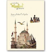 Le Color Istanbul Gravür Mini Journal Çizgili Tophane